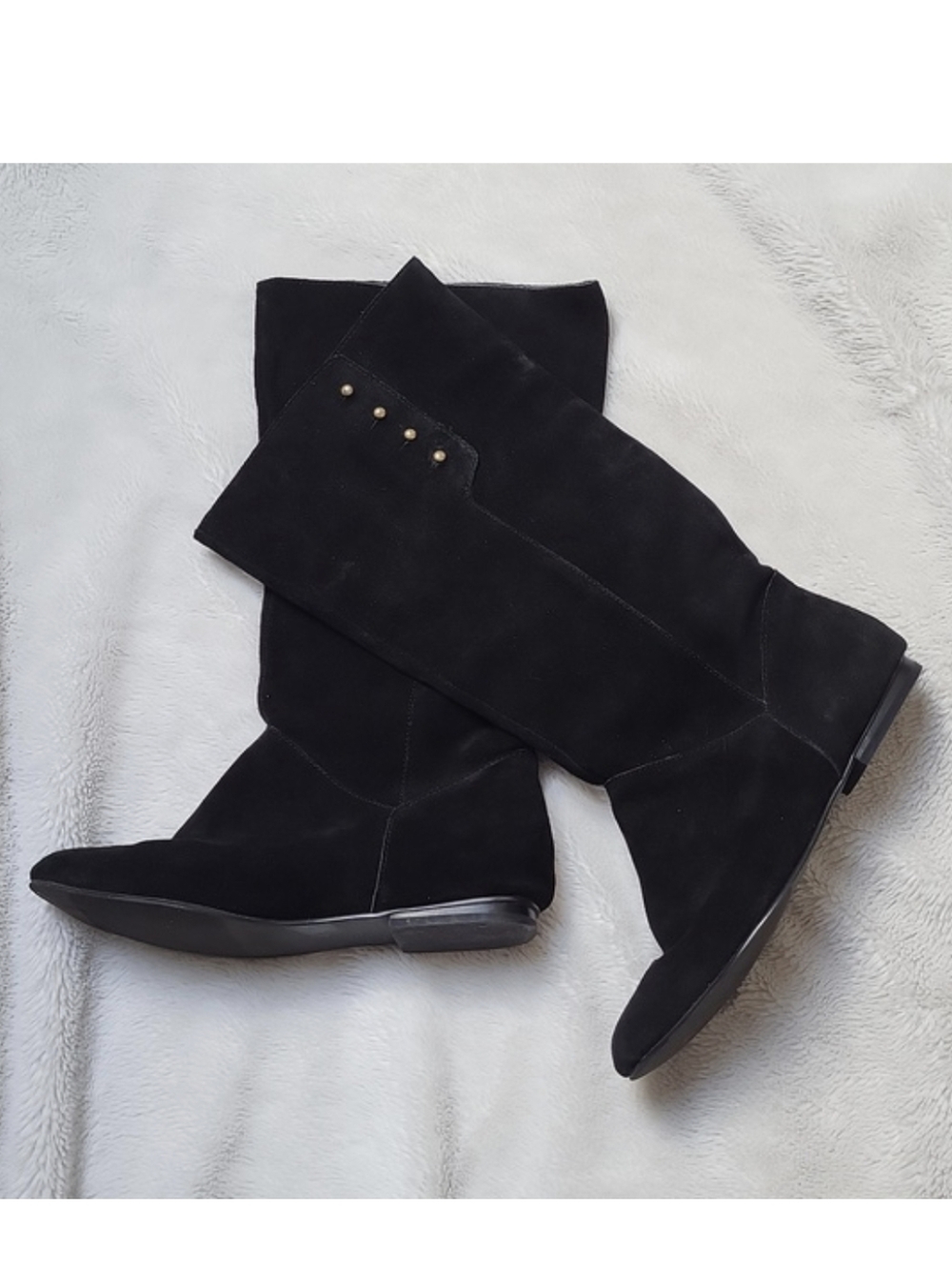 Urban Outfitters BDG Brand Black Suede Boots, Size 7.5!